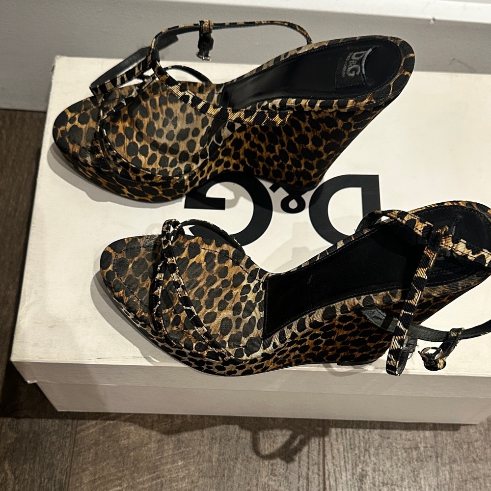 D&G Animal Print Women's Heels - Picture 3 of 9